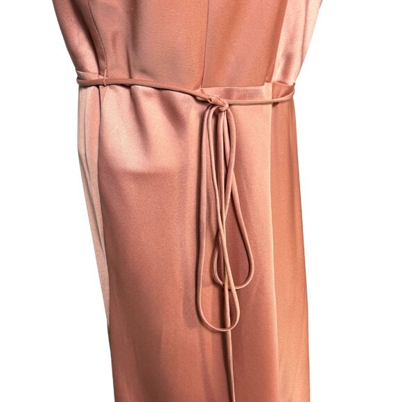 Anthropologie x BHLDN Sachin & Babi Tansy Satin Maxi Dress Sedona Sunset Sz 16 - Picture 7 of 16